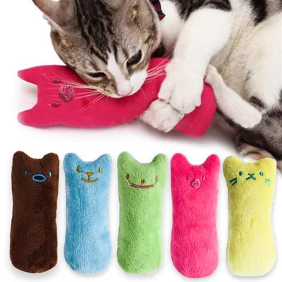 Juguete de catnip para gatos en forma de mordedor interactivo