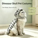 Disfraz de Dinosaurio para Gatos y Perros – Traje Suave con Diseño de Esqueleto - imagen 2