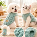 Soft Cozy Cat Clothes Autumn Winter Warm Fleece Sweatshirt for Small Dogs Puppy Kitten Jacket Coat Pet Sphynx Costume Sweater - imagen 1