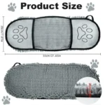 Toalla absorbente de secado rápido para mascotas - imagen 23