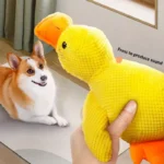 Juguete Interactivo para Perros – Pato Mordedor y Antiaburrimiento - imagen 22