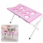 Hamaca de Aseo para Perros y Gatos – Soporte para Baño y Corte de Uñas - imagen 1