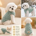 Soft Cozy Cat Clothes Autumn Winter Warm Fleece Sweatshirt for Small Dogs Puppy Kitten Jacket Coat Pet Sphynx Costume Sweater - imagen 4