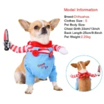 Cute Funny Dog Clothes Halloween Pet Costume For Small Big Dogs Cats Adjustable Puppy Cosplay Outfits Jumpsuit Pug Party Apparel - imagen 7