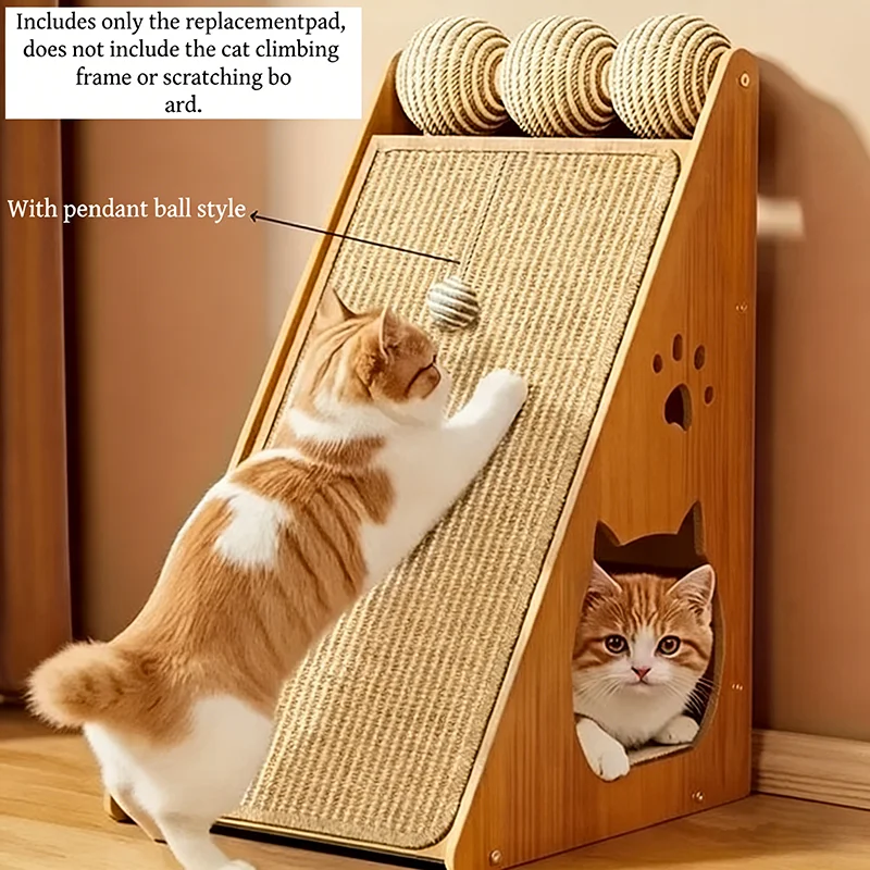 Rascador para Gatos de Sisal con Pelota