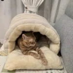 Cama Cueva para Gatos y Perros – Nido Cálido y Suave - imagen 11