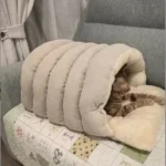 Cama Cueva para Gatos y Perros – Nido Cálido y Suave - imagen 10