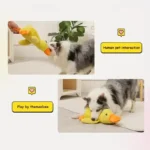 Juguete Interactivo para Perros – Pato Mordedor y Antiaburrimiento - imagen 21