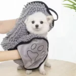 Toalla absorbente de secado rápido para mascotas - imagen 13
