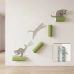 Rascador para gatos de tela y espuma - imagen 21